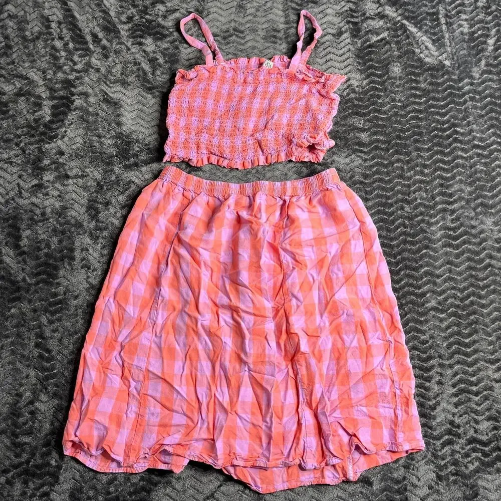 Girls Summer Outfit Lot with 3 Outfits Size 14-16